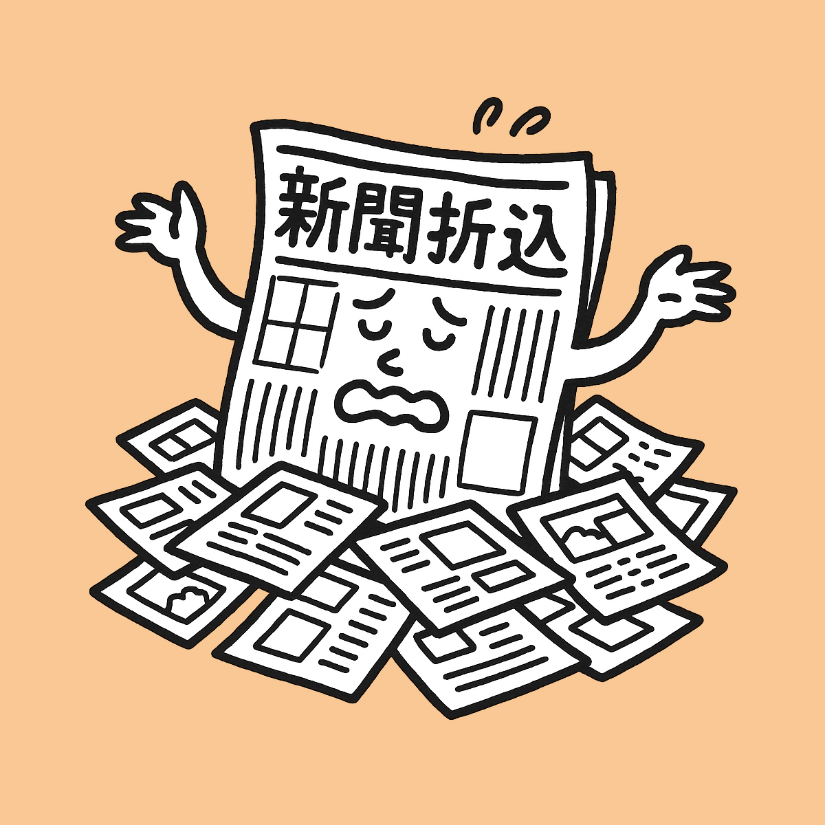 新聞折込のデメリット