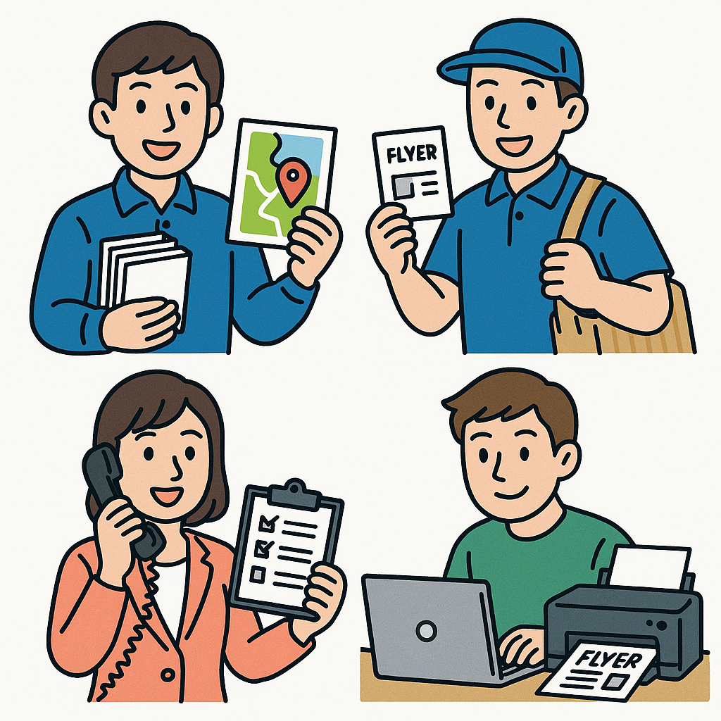 ポスティング会社を選ぶときのチェックポイント